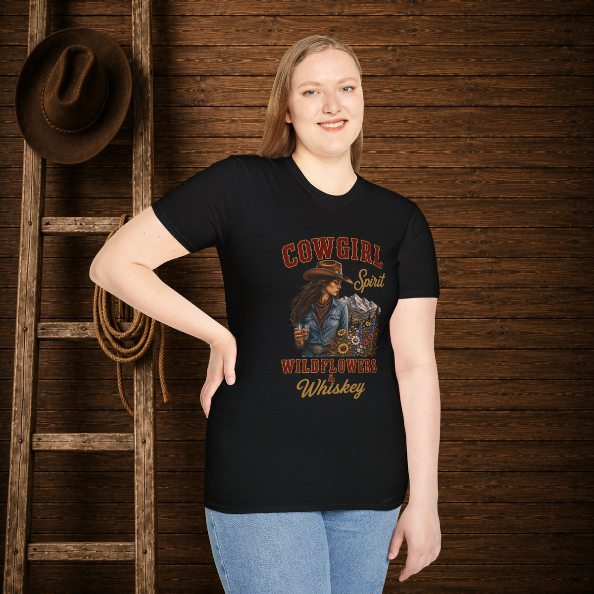 Cowgirl Spirit Adult Size T-Shirt