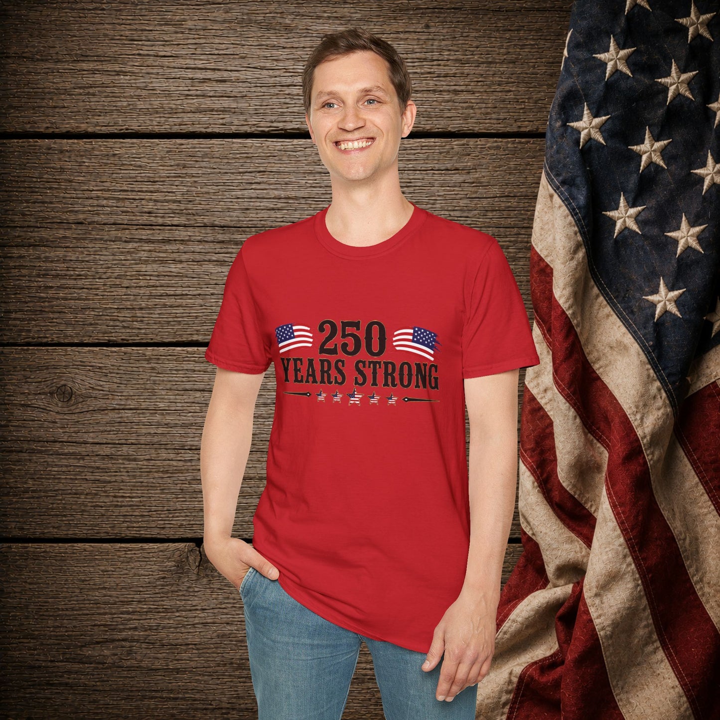 250 Years Strong Adult Size T-Shirt