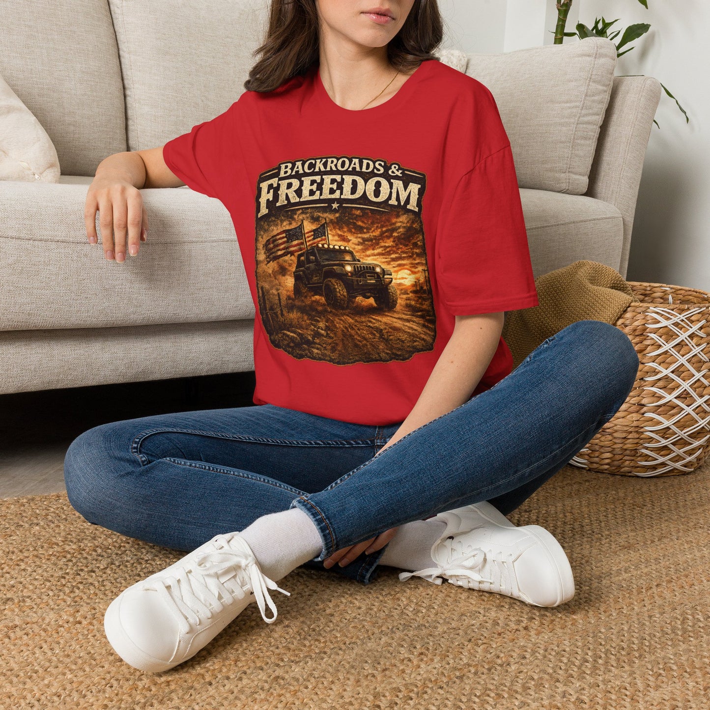 Backroads & Freedom Adult Size T-Shirt