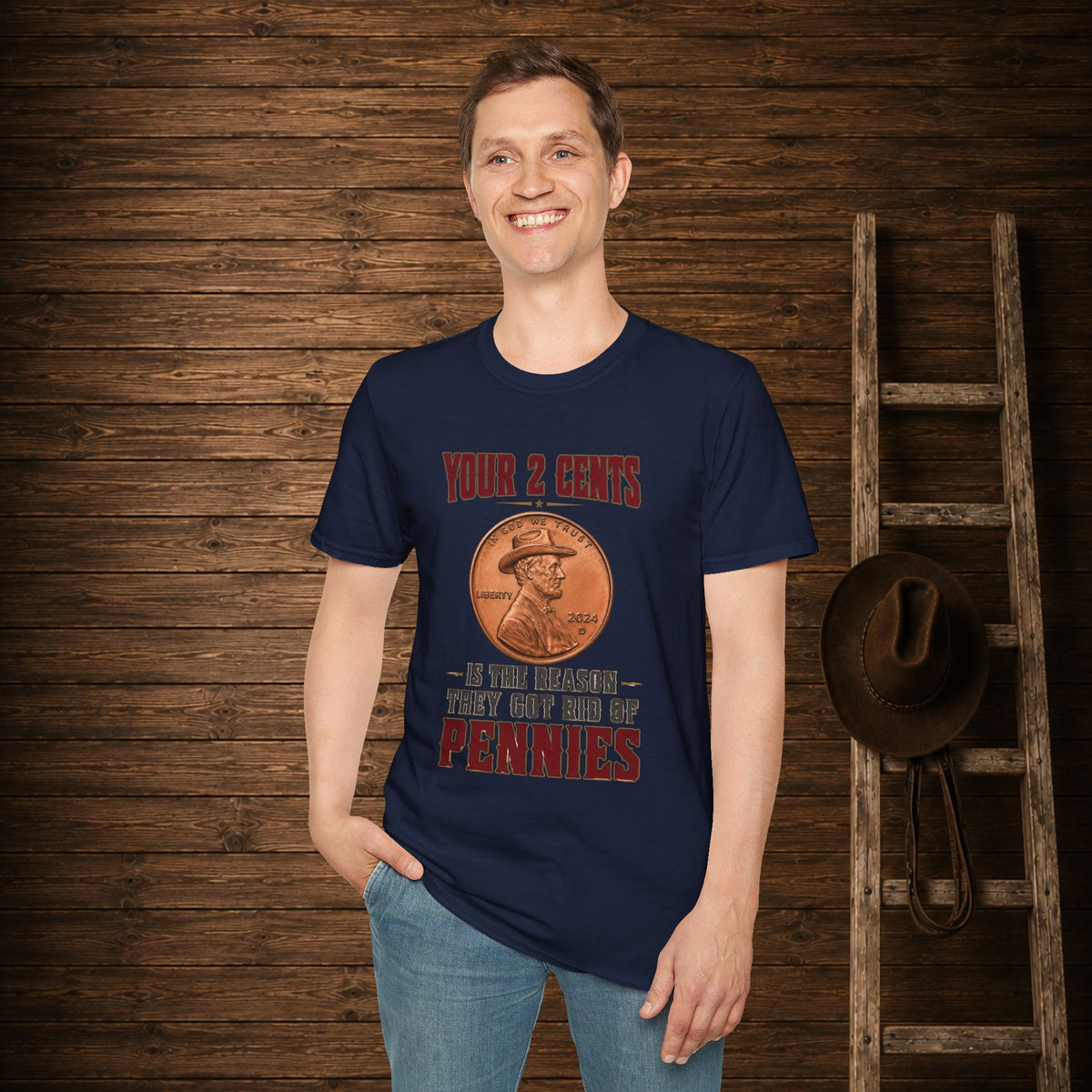 The Reason They Got Rid Of Pennies Adult Size T-Shirt
