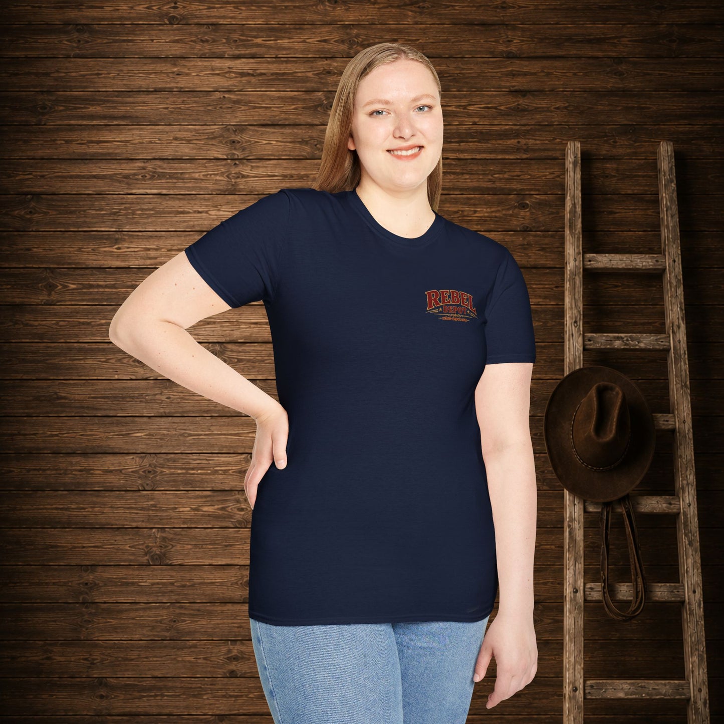Not Your Average Cowgirl (Back) Adult T-Shirt