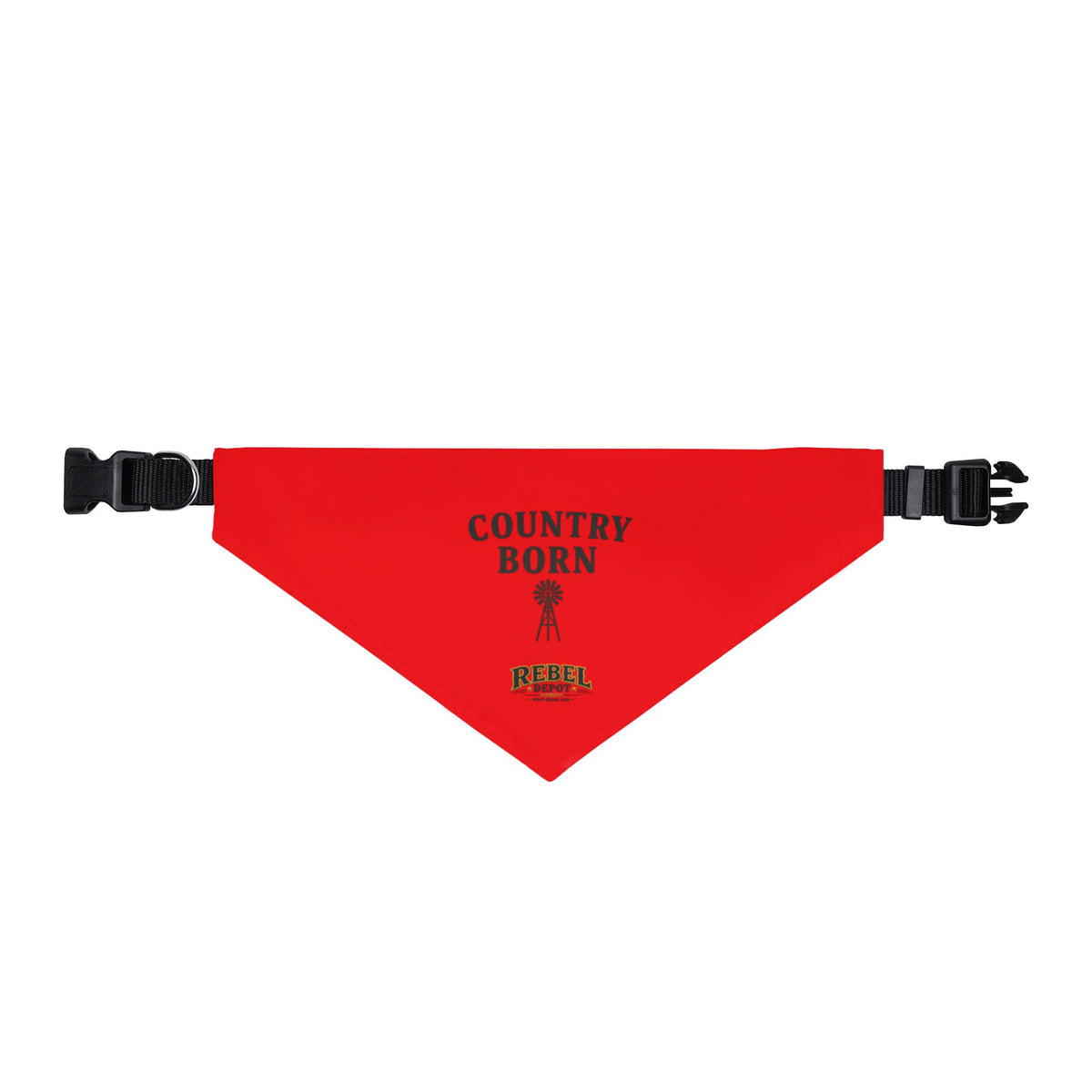 Country Born Clip-on Pet Bandana