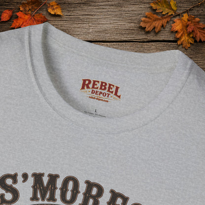 Smores Whiskey and Music   Adult Size T-Shirt