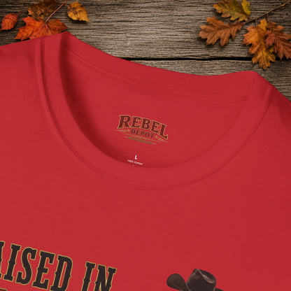 Raised Dirt Rodeo Cowgirl (Front)  Adult T-Shirt