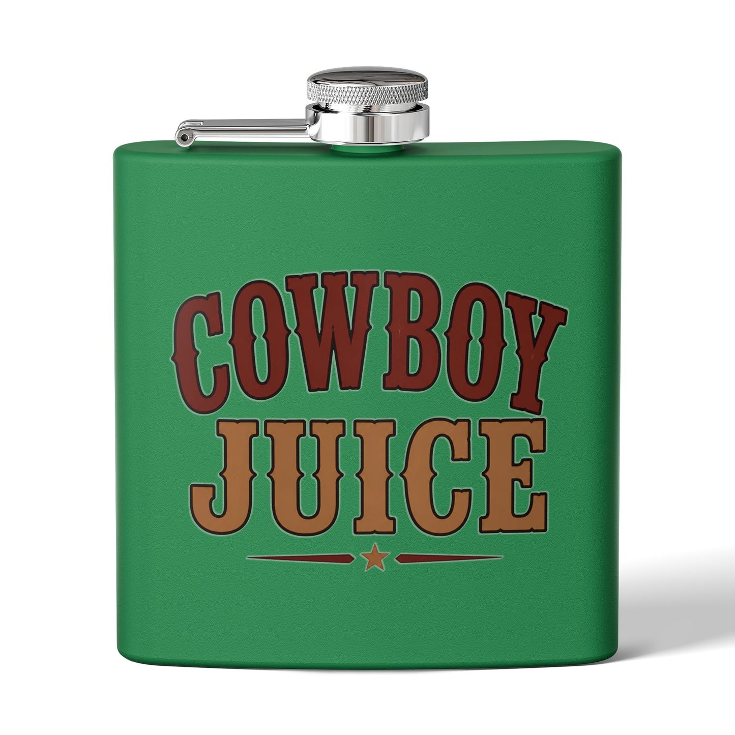 Cowboy Juice  Stainless Steel Flask, 6oz