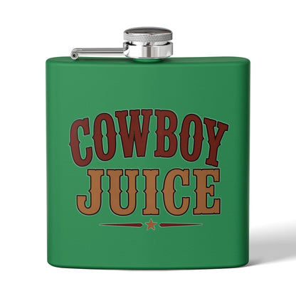 Cowboy Juice  Stainless Steel Flask, 6oz