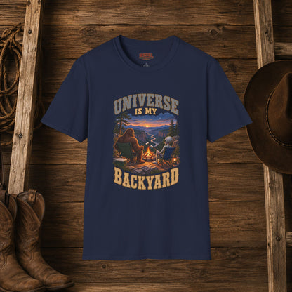 Universe Is My Backyard   Adult Size T-Shirt