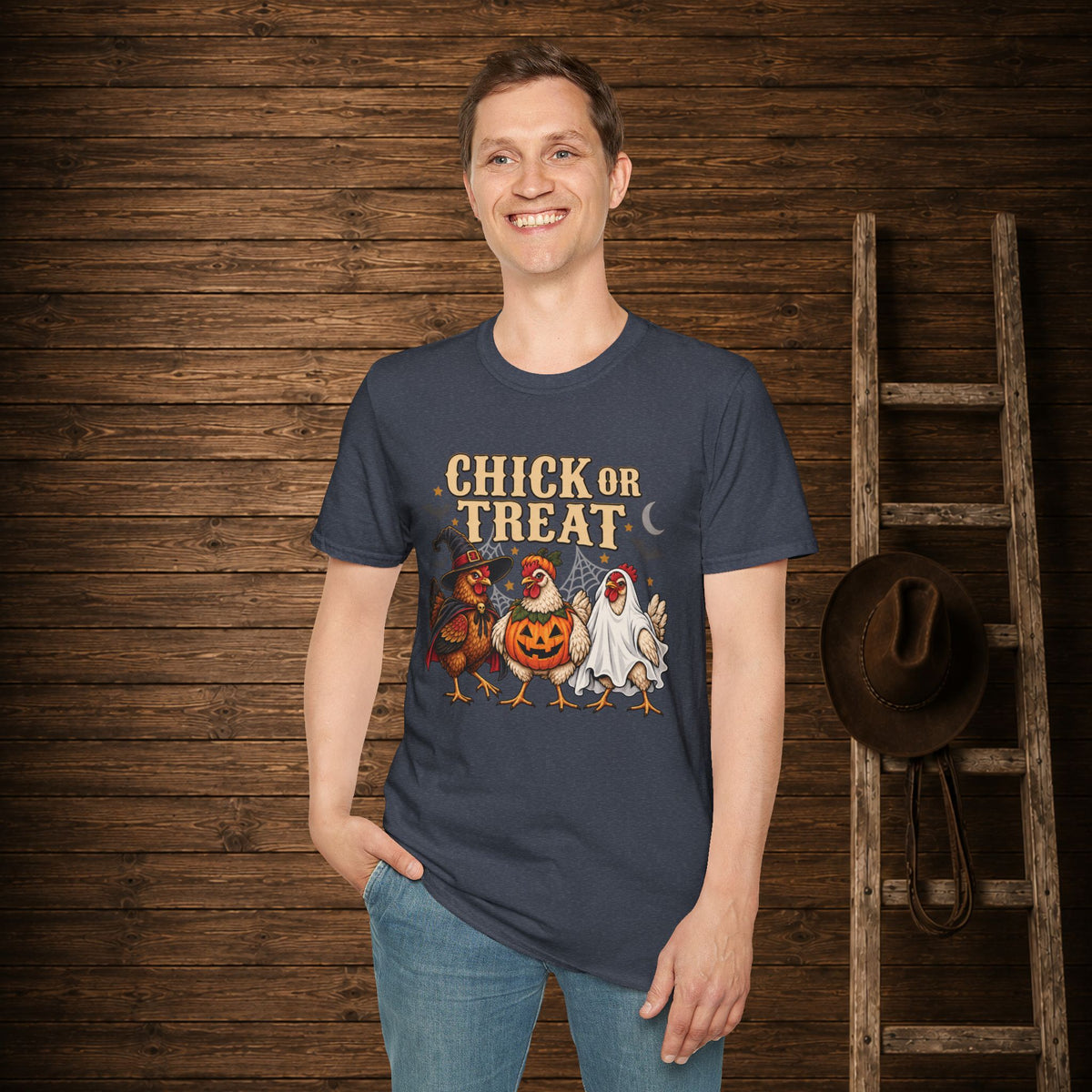 Chick Or Treat   Adult Size T-Shirt