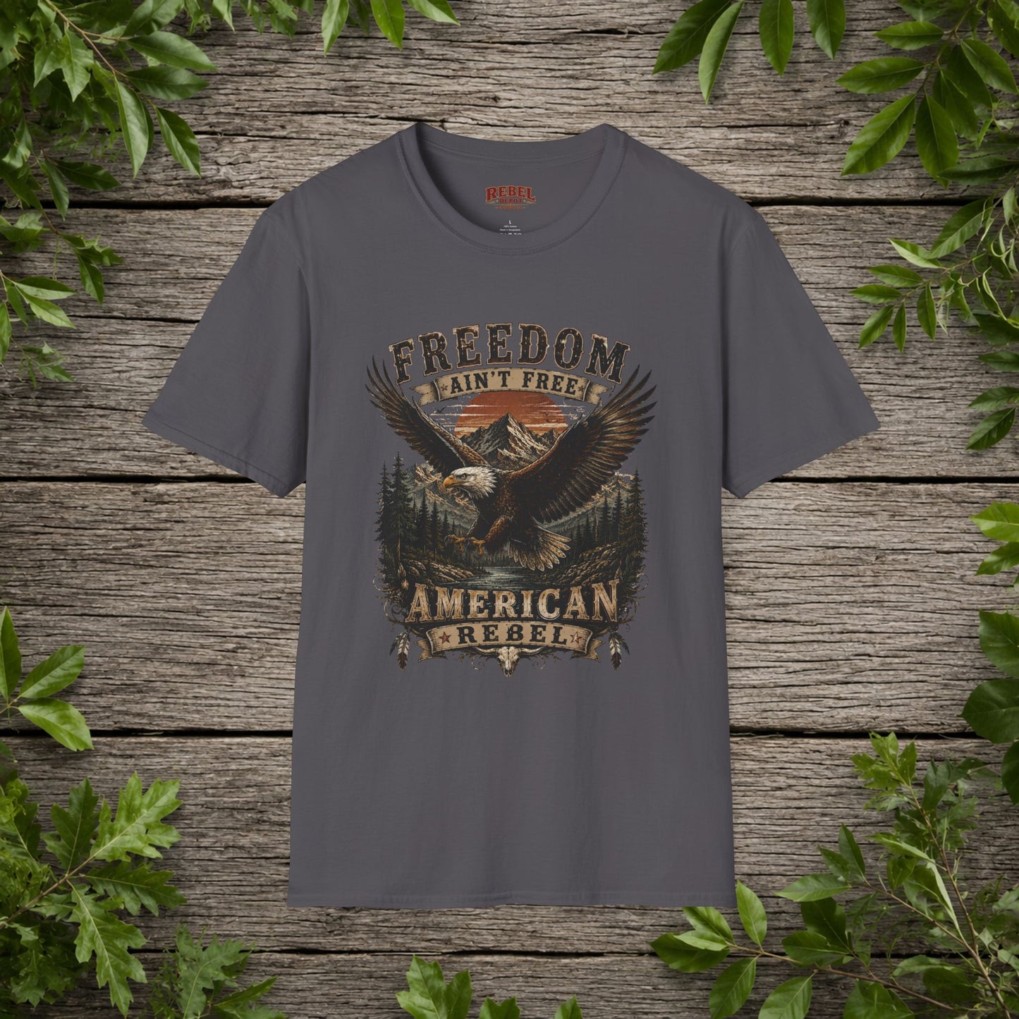 American Rebel Eagle  Adult Size T-Shirt