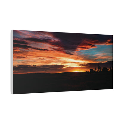 Country Sunset Matte Canvas Art