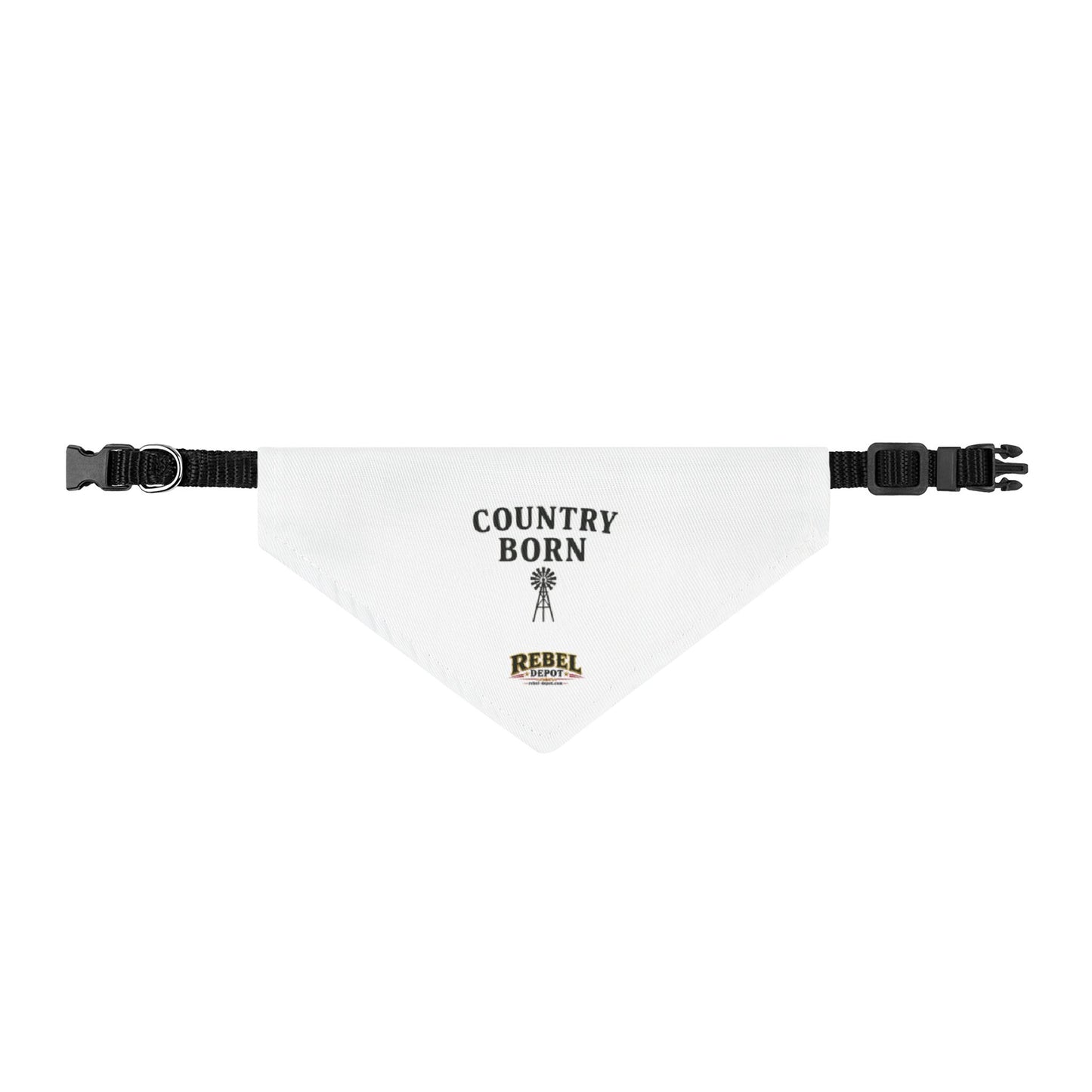 Country Born  Clip-on Pet Bandana