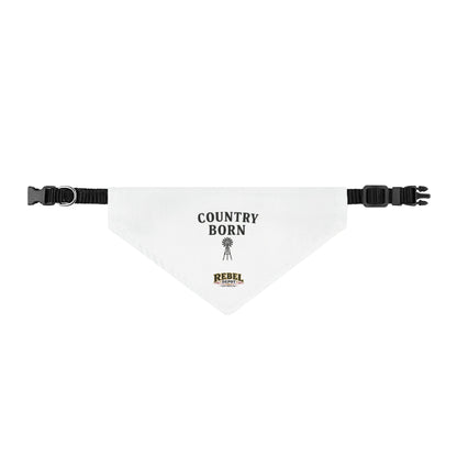 Country Born  Clip-on Pet Bandana