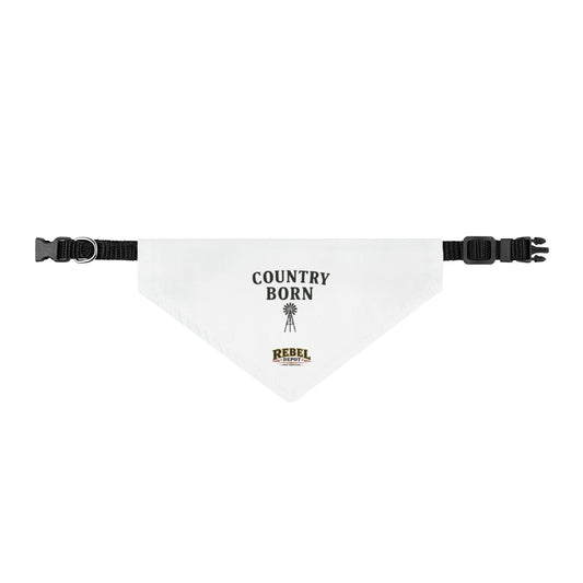 Country Born  Clip-on Pet Bandana