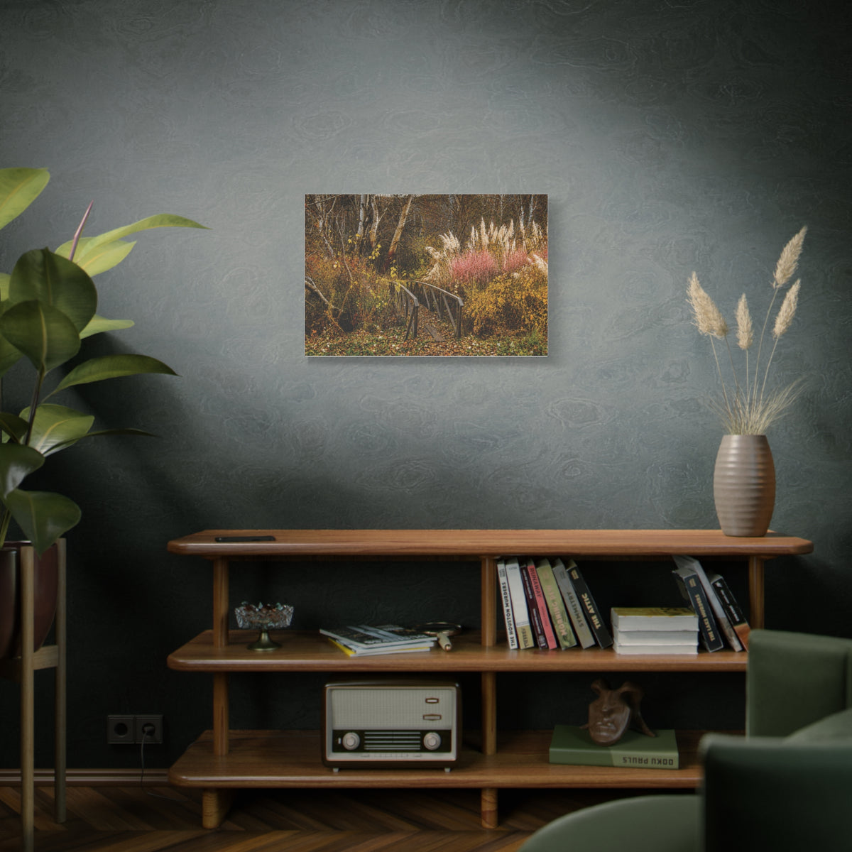 Sun Lakes Bridge  Matte Canvas Art