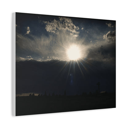 Farm Sunray Matte Canvas Art