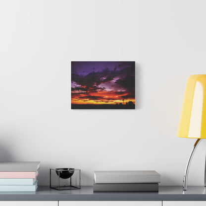 Ranch Sunset Matte Canvas Art
