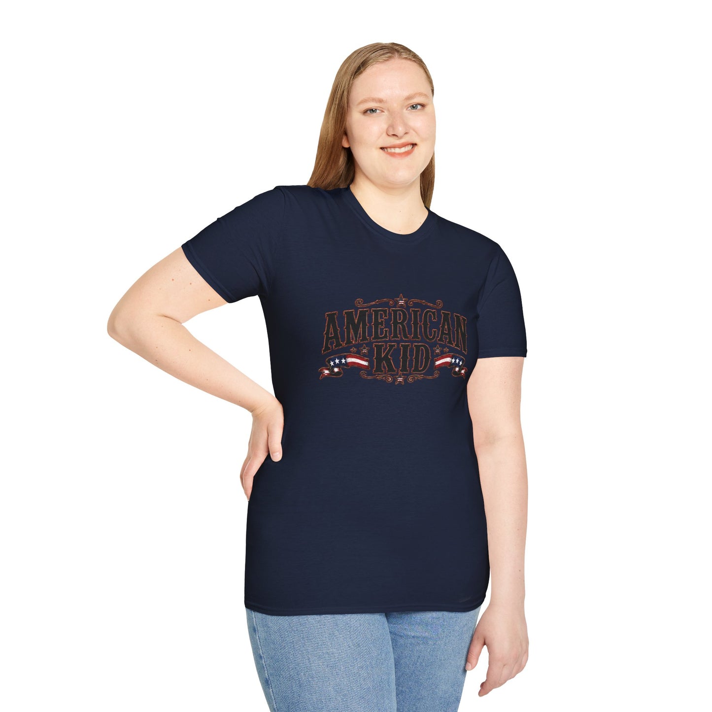 American Kid Patriot  Adult Size T-Shirt
