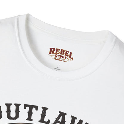 Outlaws Ride Wild   Adult Size T-Shirt