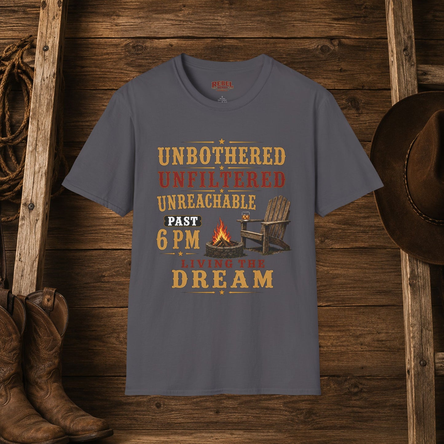 Living The Dream  Adult Size T-Shirt