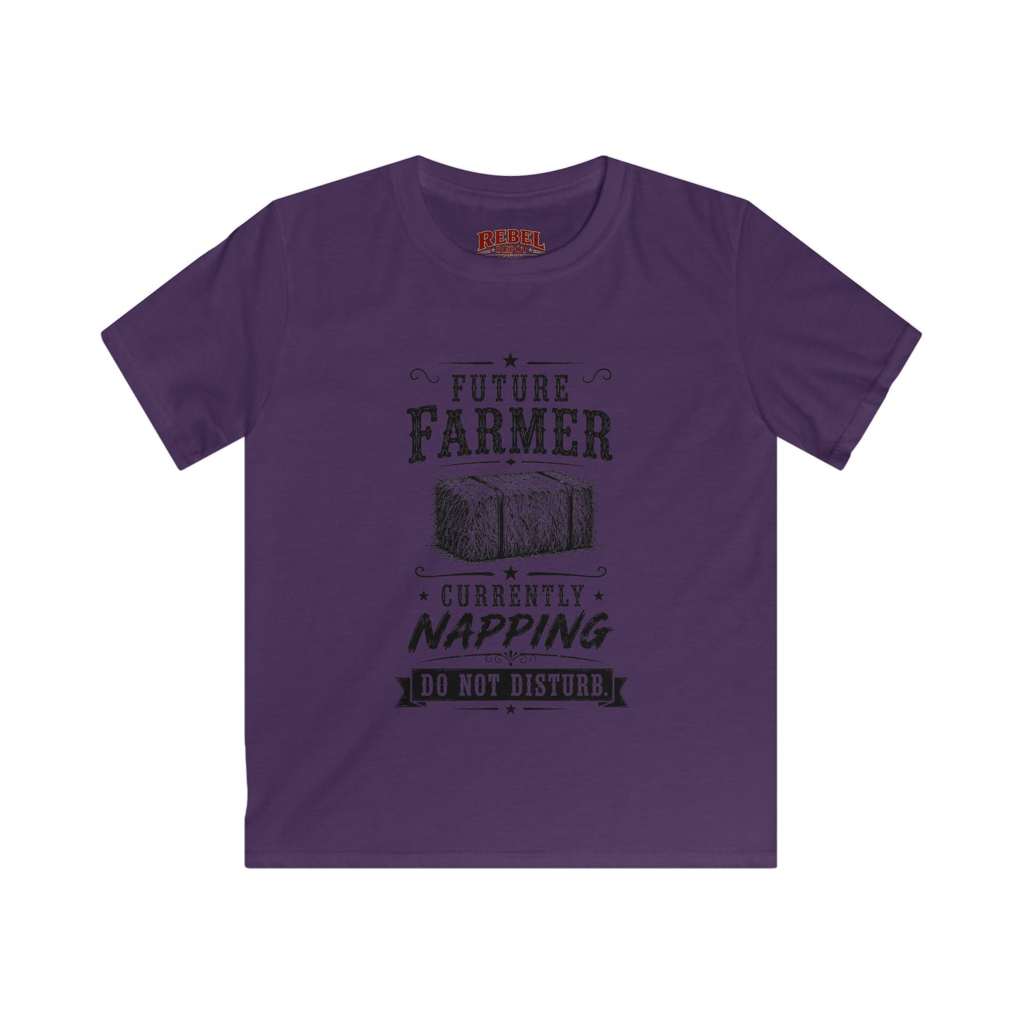 Future Farmer Napping  Kids Size T-Shirts