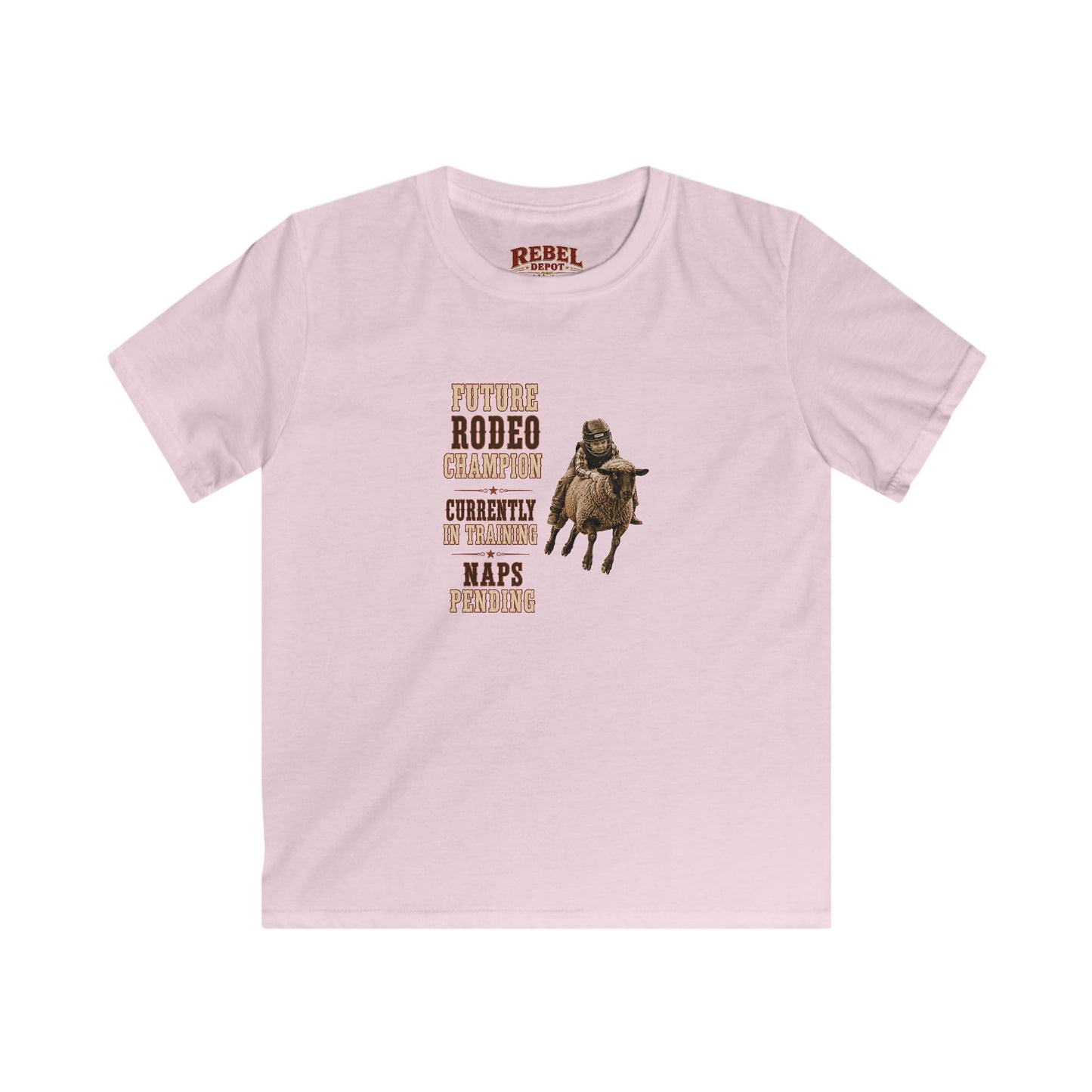 Future Rodeo Champ  Kids Size T-Shirts