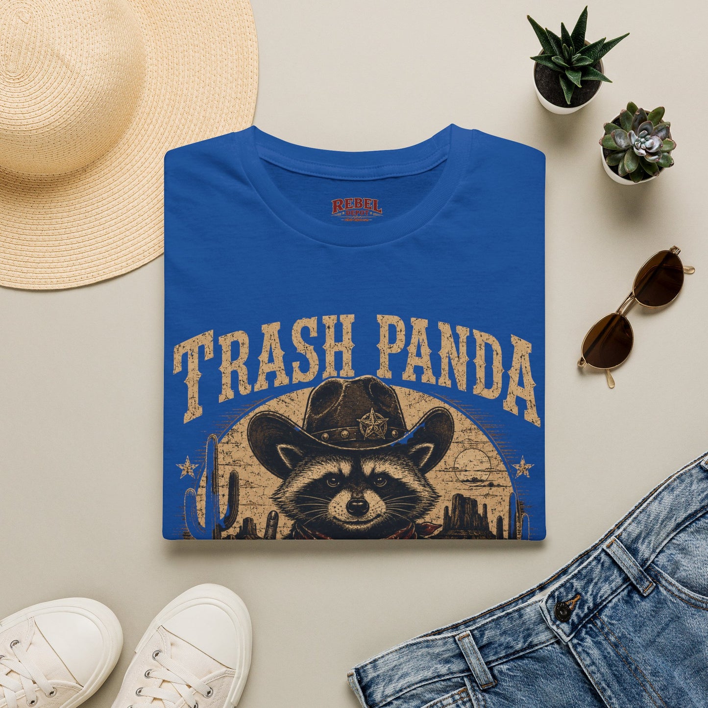 Trash Panda Outlaw (Offensive) Cowboy T-Shirt