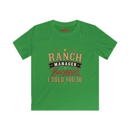 Ranch Manager Kids T-Shirts