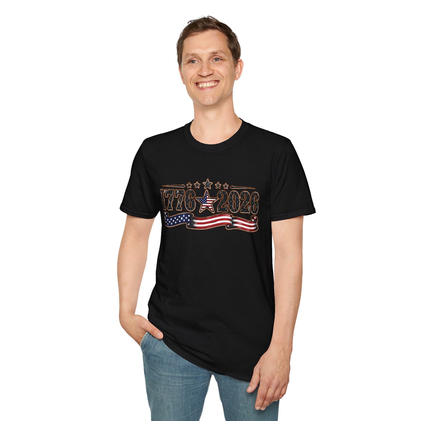 1776 - 2026 Patriot  Adult Size T-Shirt