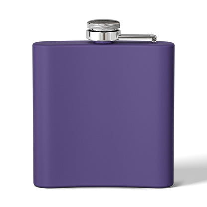 Happens At Campfire  Stainless Steel Flask, 6oz