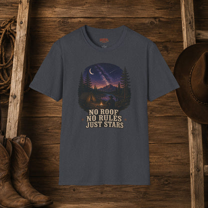 No Roof No Rules   Adult T-Shirt