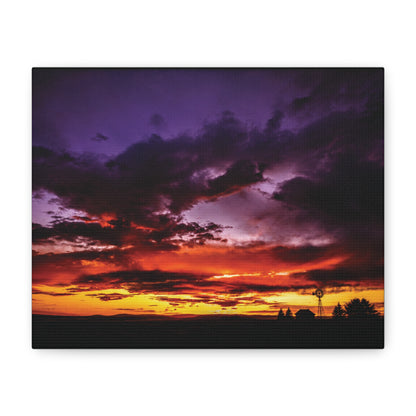 Ranch Sunset Matte Canvas Art