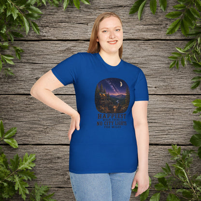 No City Lights   Adult T-Shirt