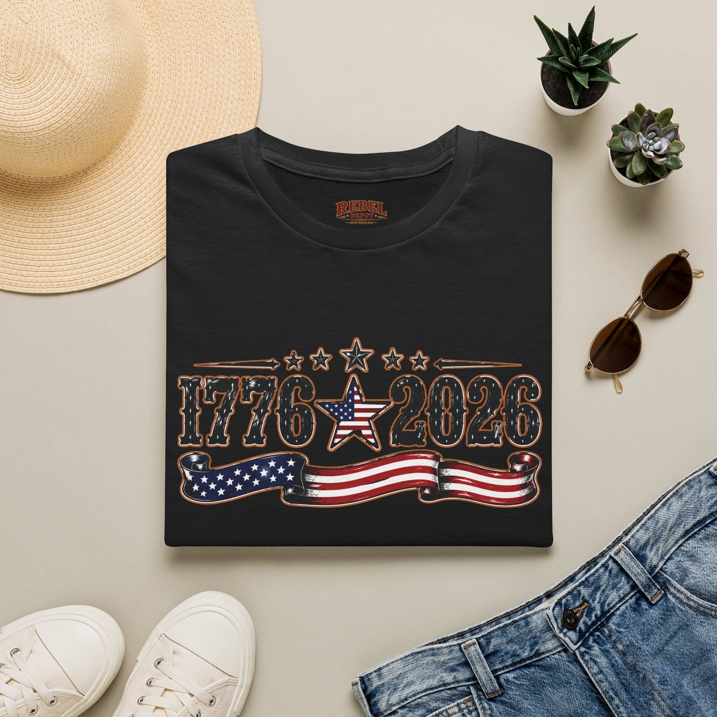 1776 - 2026 Patriot  Adult Size T-Shirt