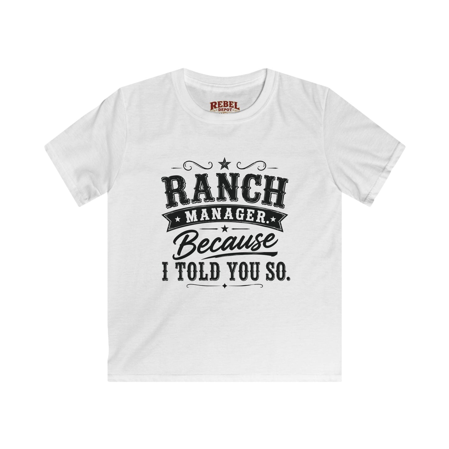 Ranch Manager Kids T-Shirts