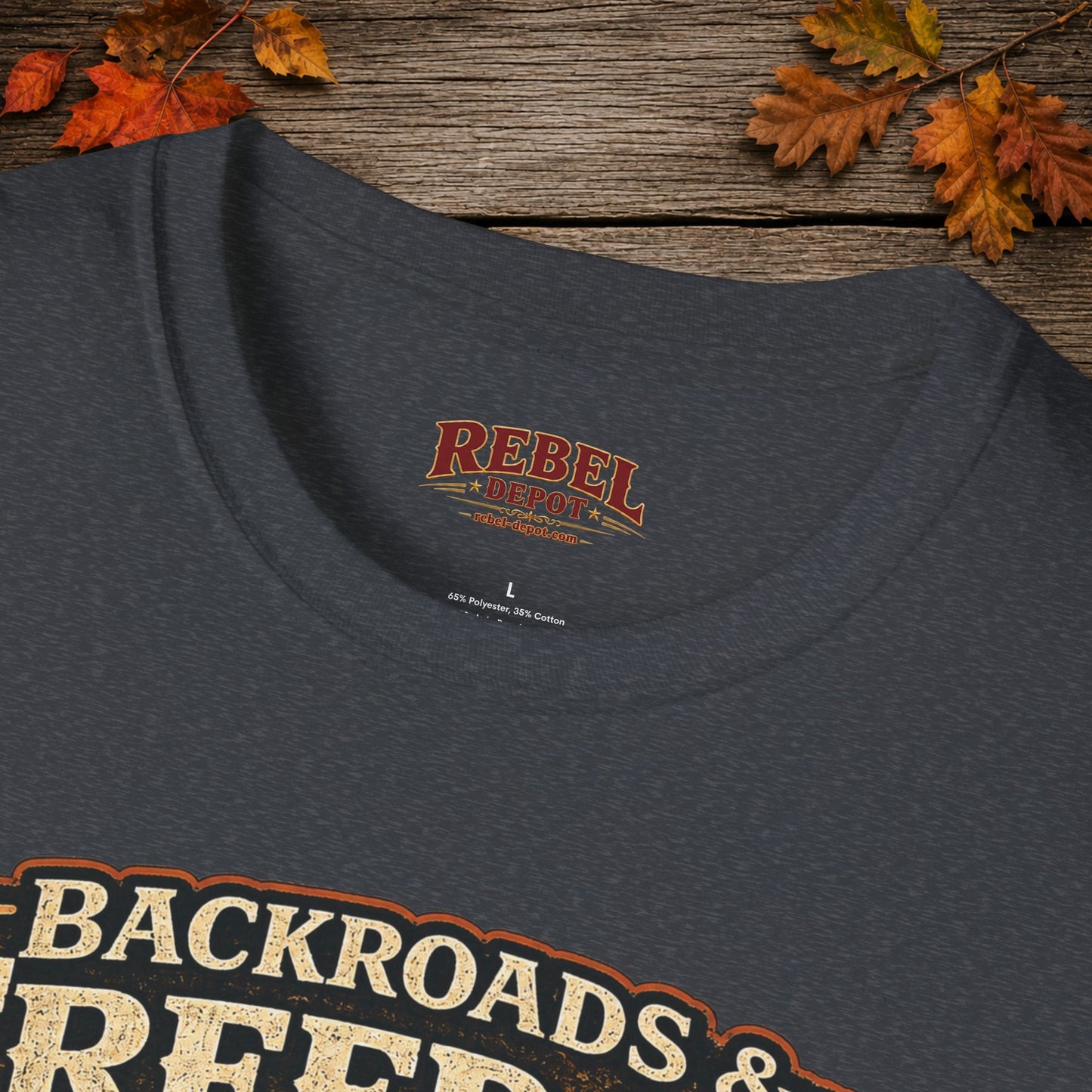 Backroads & Freedom  Adult Size T-Shirt