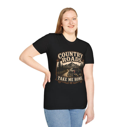 Country Roads Ford  Adult Size T-Shirt