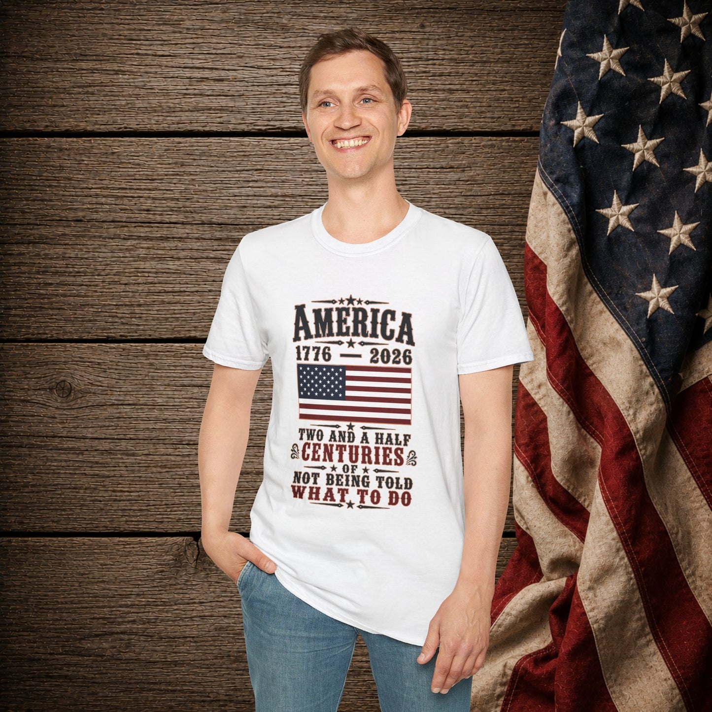 America 1776-2026  Adult Size T-Shirt