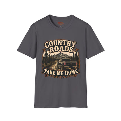 Country Roads Ford  Adult Size T-Shirt