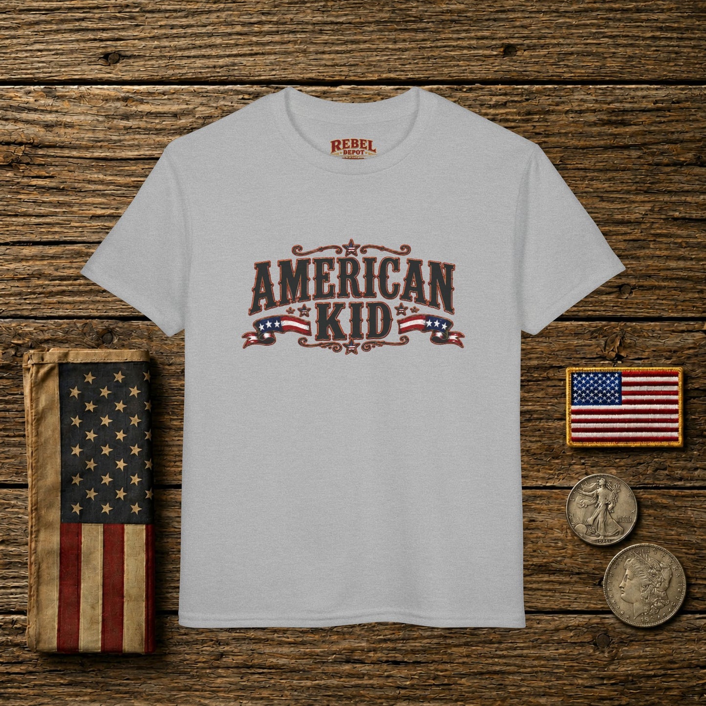 American Kid Patriot  Youth T-Shirt