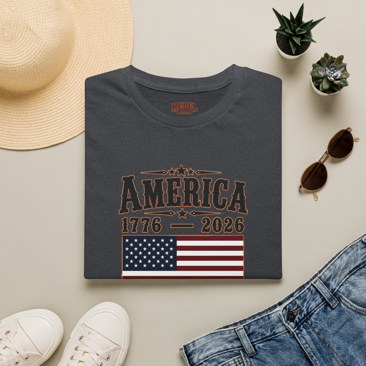 America 1776-2026  Adult Size T-Shirt