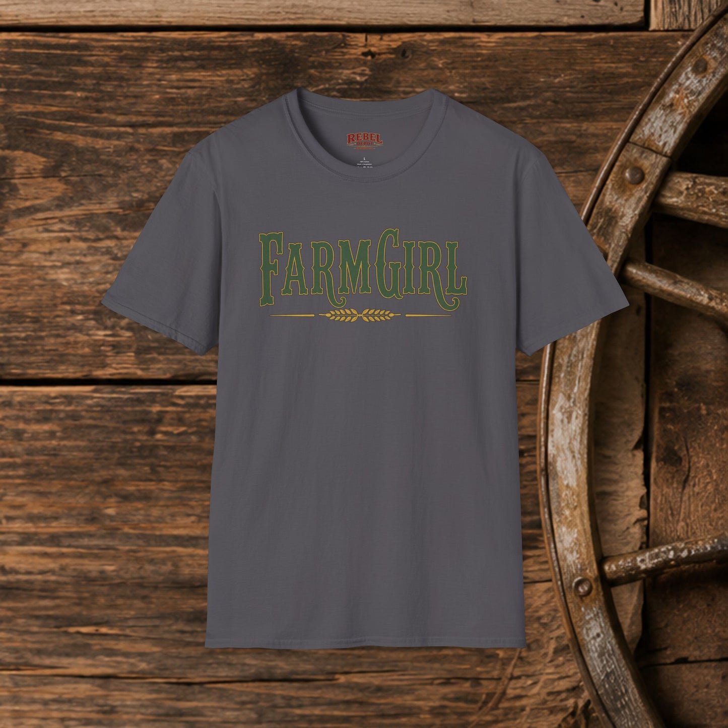 Farm Girl  Adult T-Shirt