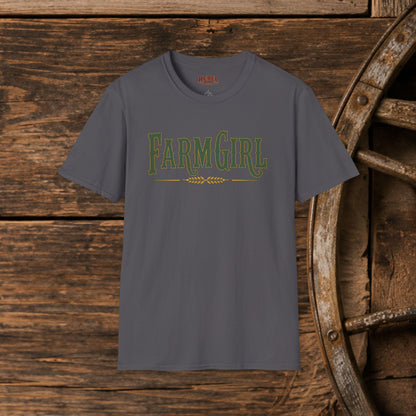 Farm Girl  Adult T-Shirt