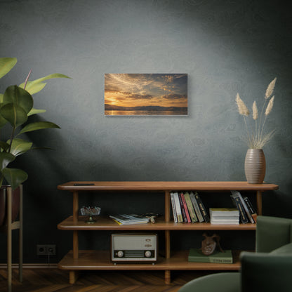 Lake Roosevelt Sunset  Matte Canvas Art