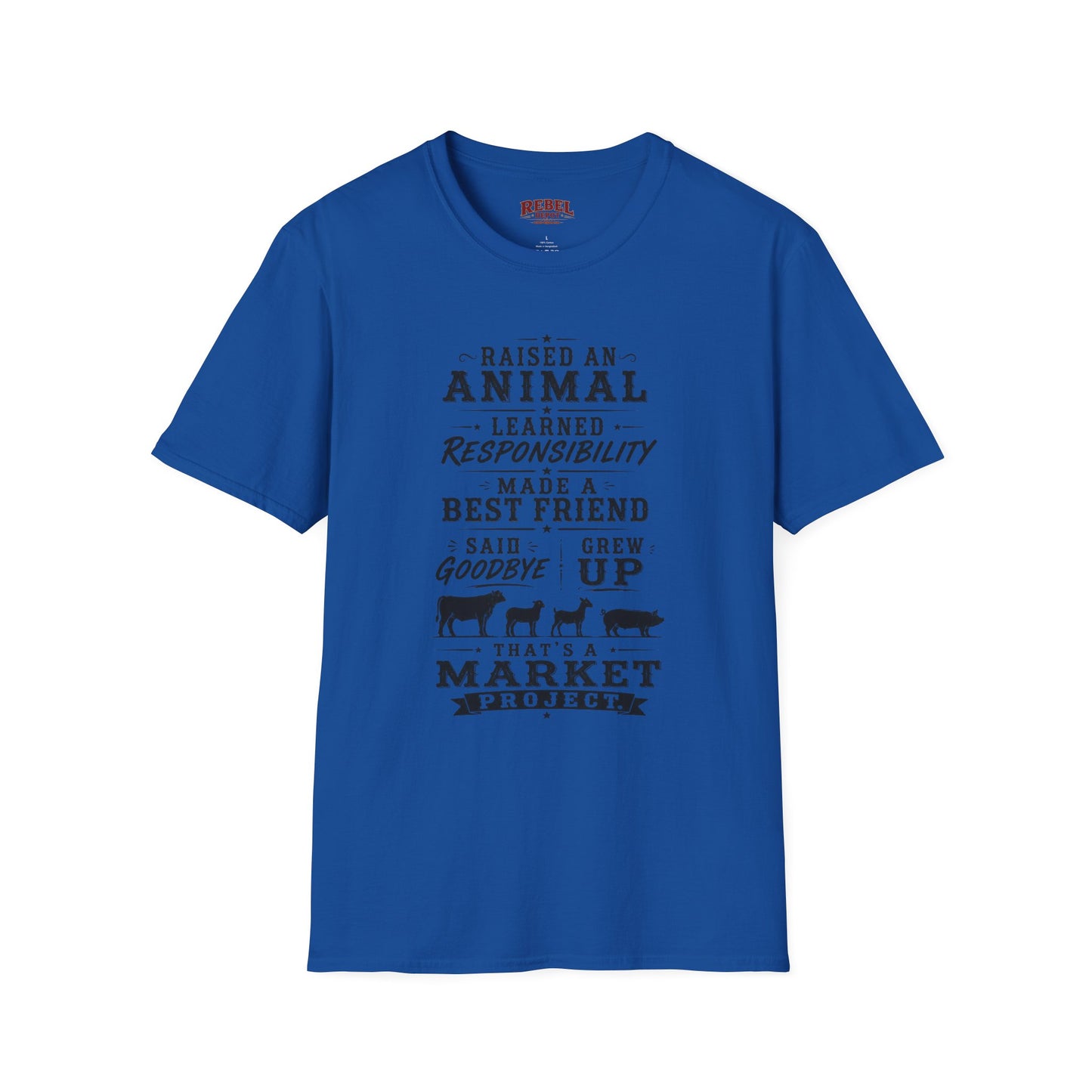 Market Project. Grew Up.   Adult Size T-Shirt