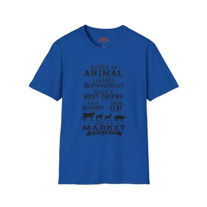 Market Project. Grew Up.   Adult Size T-Shirt