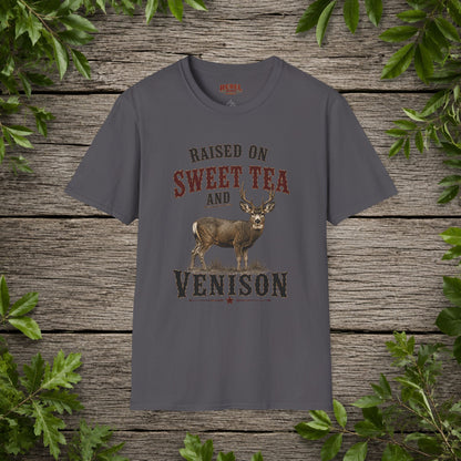 Sweet Tea And Venison   Adult Size T-Shirt
