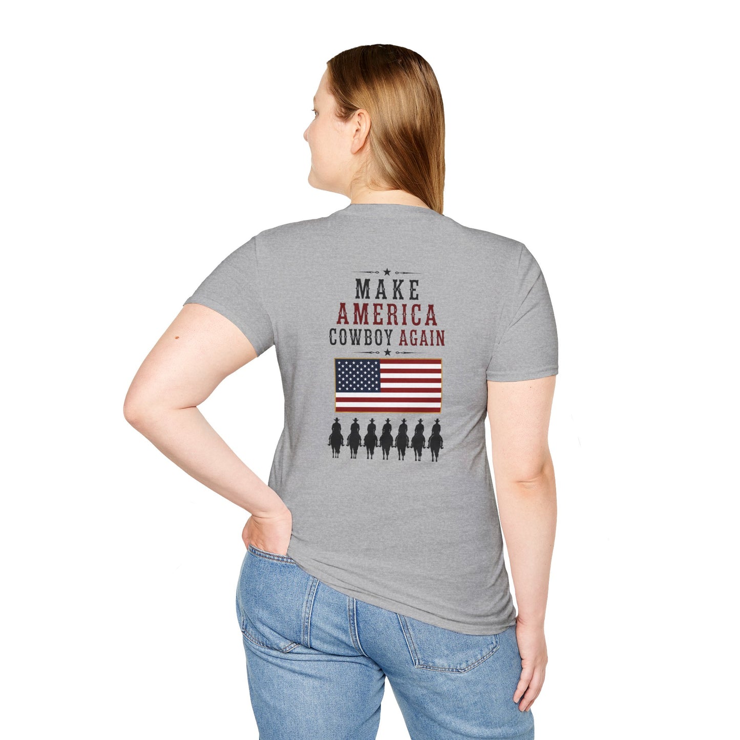 Make America Cowboy Again (Back) T-Shirt