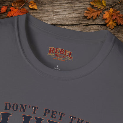 Don't Pet the Fluffy Cowboy  Adult T-Shirt