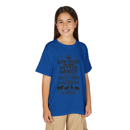 Project Has A Better Haircut  Youth Size T-Shirt