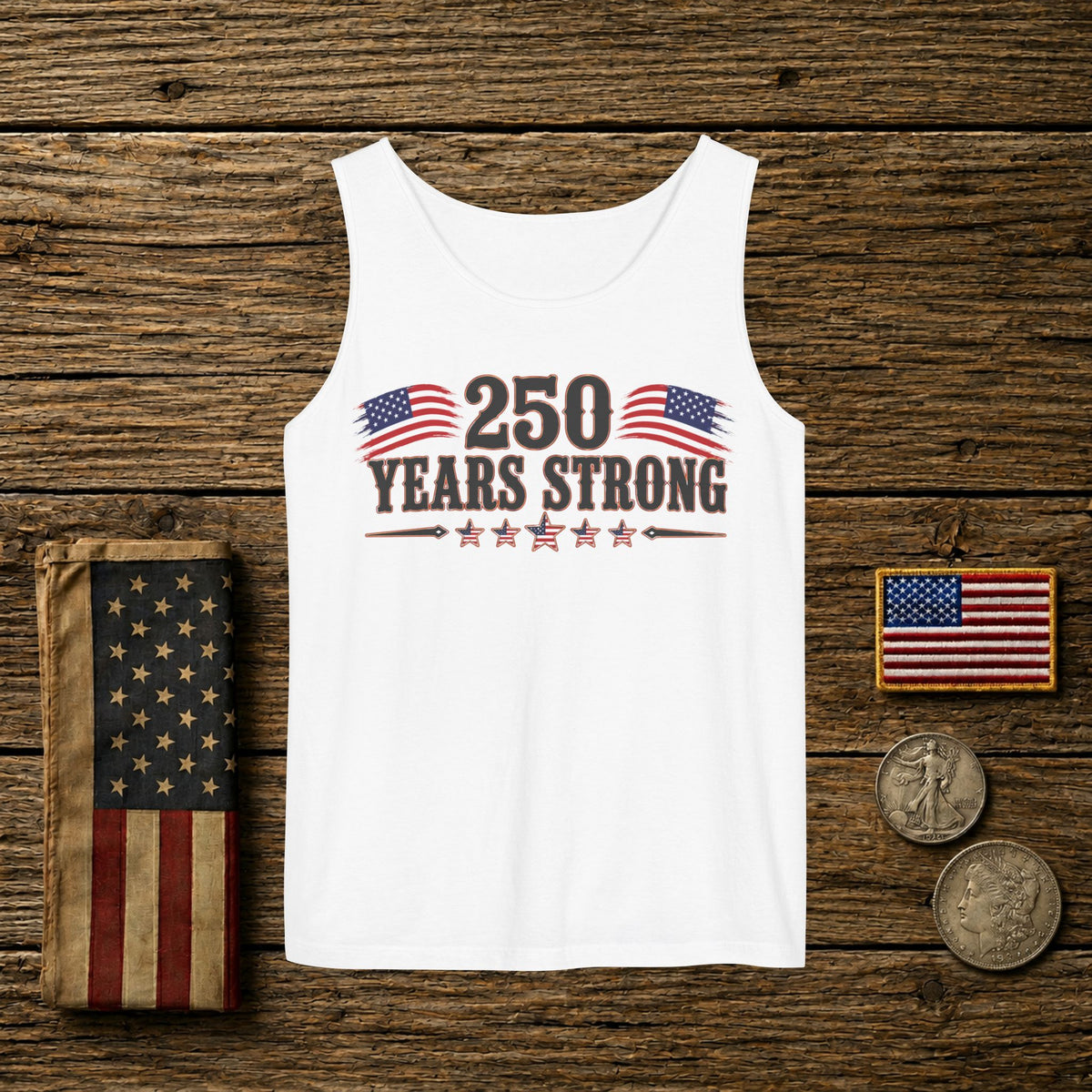 250 Years Strong   Adult Unisex Tank Top